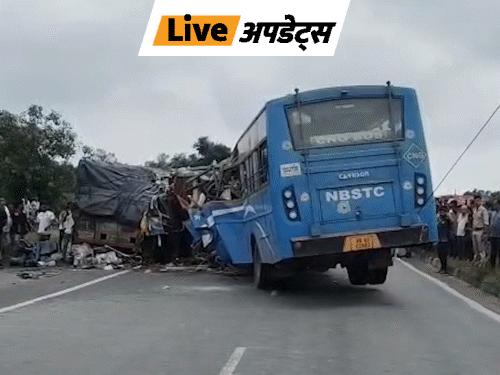 भास्कर अपडेट्स:पश्चिम बंगाल के जलपाईगुड़ी के मैनागुड़ी में बस और लॉरी की टक्कर, चार लोगों की मौत, 29 घायल